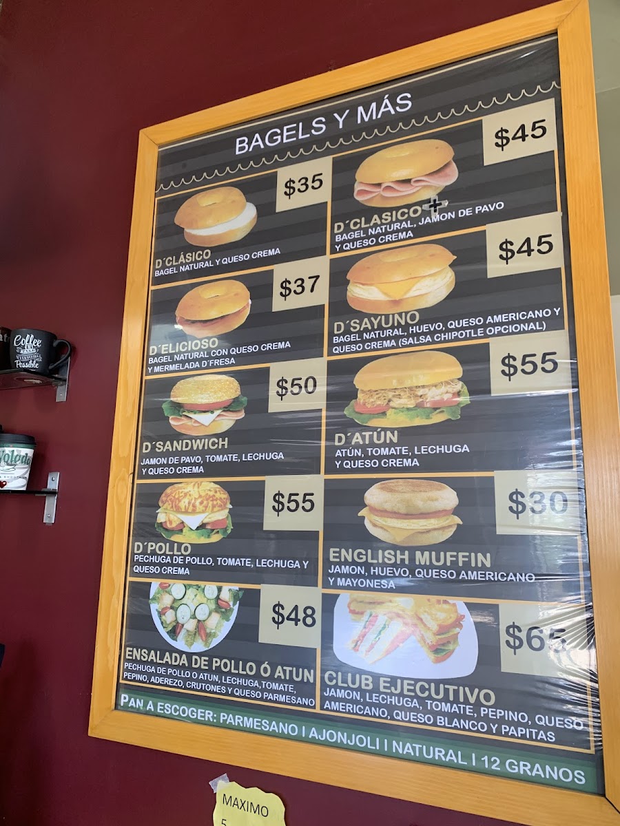 D'Volada Menu - Image 1